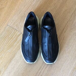 Ecco black leather sneakers